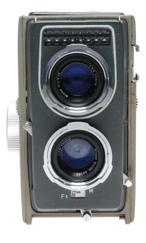 Ricohmatic 44 TLR 127 Film 4x4 Camera Ricoh 6cm f/3.5 Rare