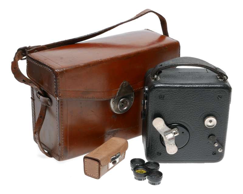 Pathescope Motocamera C.268 9.5 Film Cine Movie Camera Stellor F:3.5