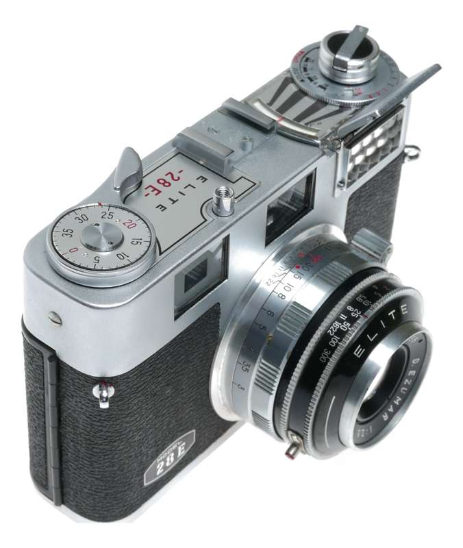 Elite 28 E 35mm Film RF Camera Ezumar 1:2.8/50 Rare Samoca 35LE