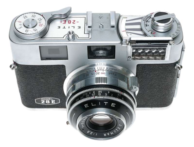 Elite 28 E 35mm Film RF Camera Ezumar 1:2.8/50 Rare Samoca 35LE