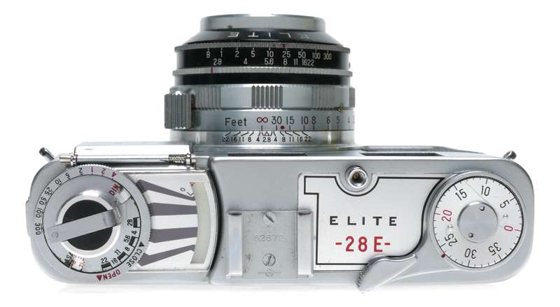 Elite 28 E 35mm Film RF Camera Ezumar 1:2.8/50 Rare Samoca 35LE