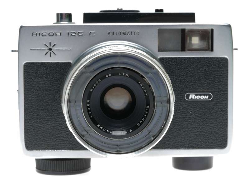 Ricoh 126C Automatic Cartridge Film Camera Rikenon 1:2.8 f=40mm