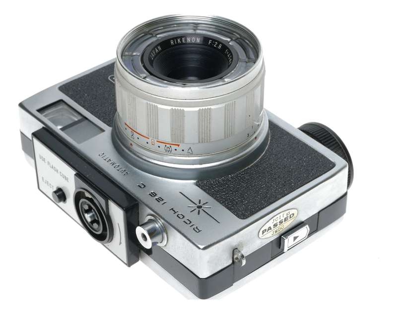 Ricoh 126C Automatic Cartridge Film Camera Rikenon 1:2.8 f=40mm