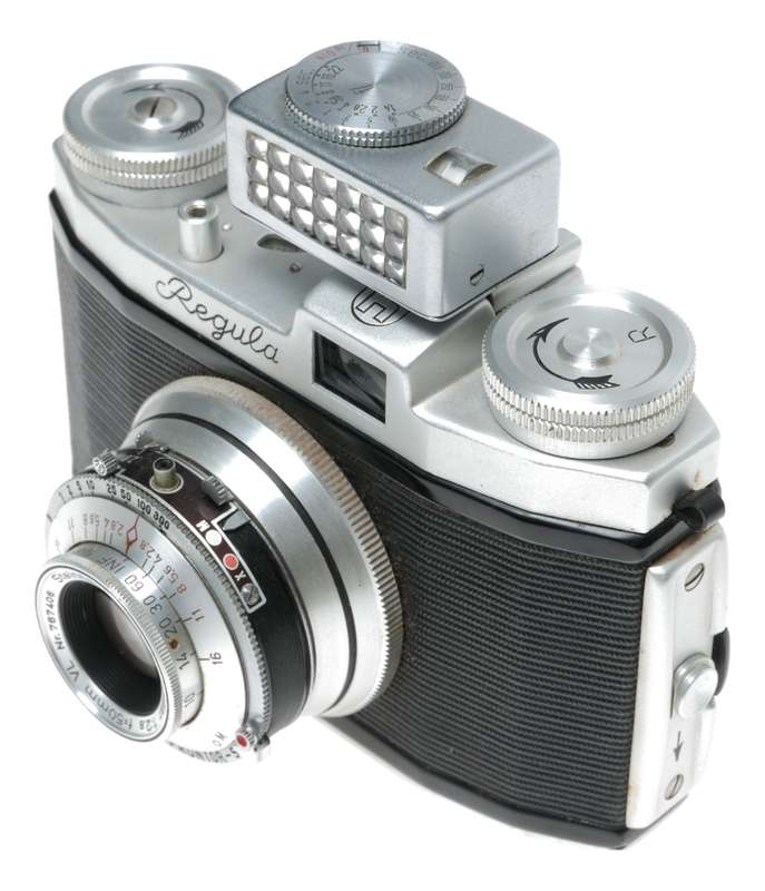 King Regula I-P 35mm Film Camera Steinheil Cassar 1:2.8 f=50mm VL