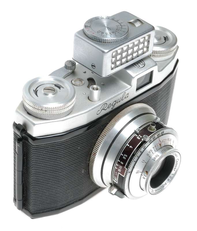 King Regula I-P 35mm Film Camera Steinheil Cassar 1:2.8 f=50mm VL