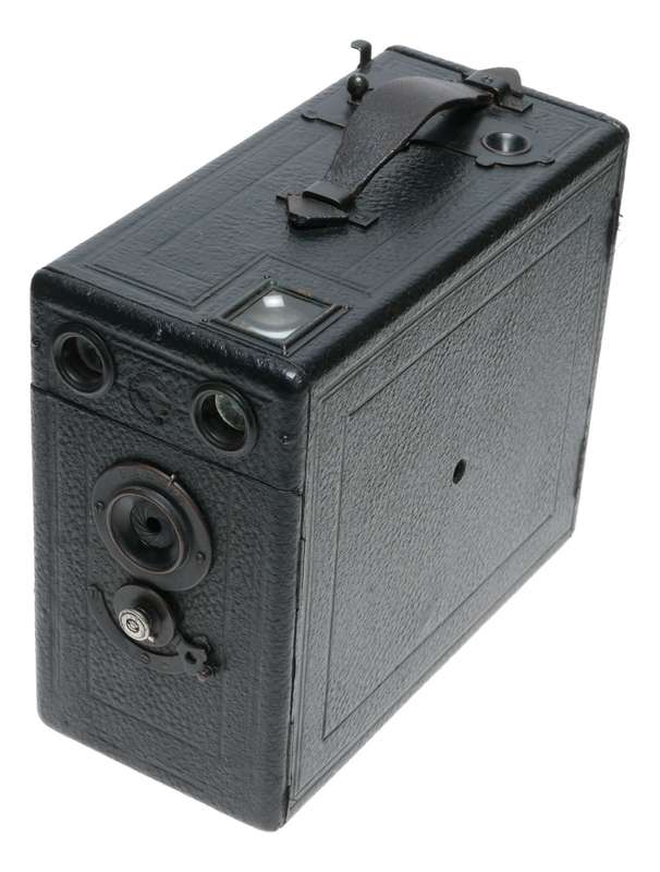 Houghton Ensign Klito Quarter Plate Magazine Box Camera
