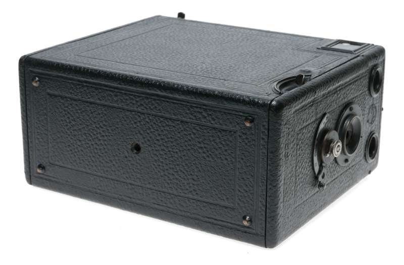 Houghton Ensign Klito Quarter Plate Magazine Box Camera