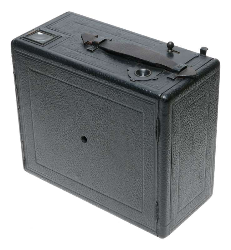 Houghton Ensign Klito Quarter Plate Magazine Box Camera