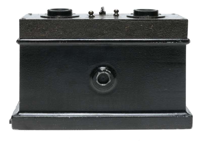 Langer Co. Elkoscop Stereo Camera 45x107 Plates Jumelle Type rare