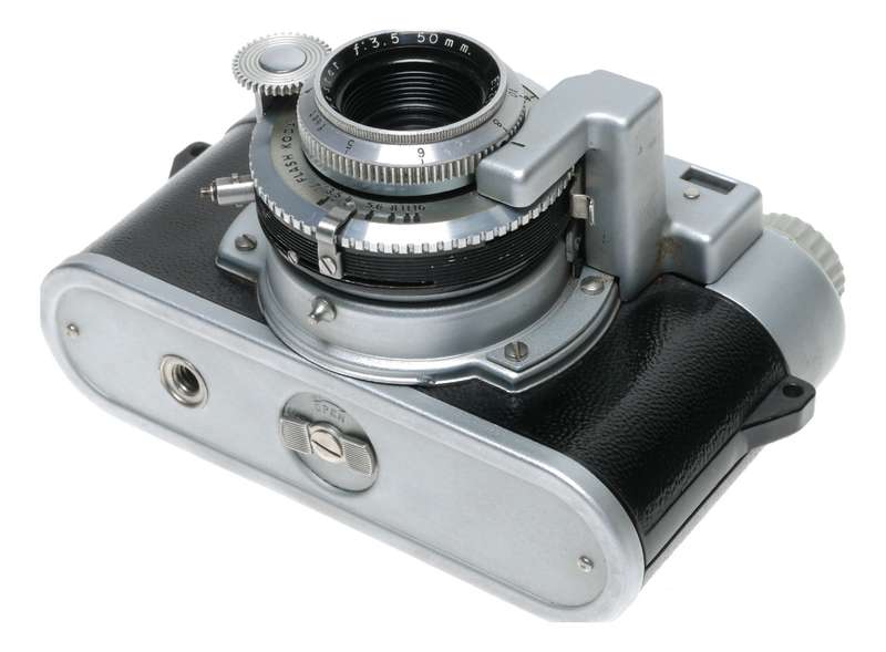 Kodak 35 Rangefinder 35mm Film Camera Anastar f:3.5/50 Flash Shutter