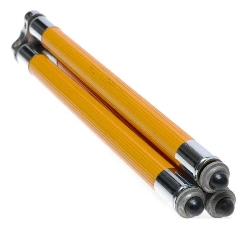 Universal Extendible Mini Table Tripod Chrome Yellow Retro Photography