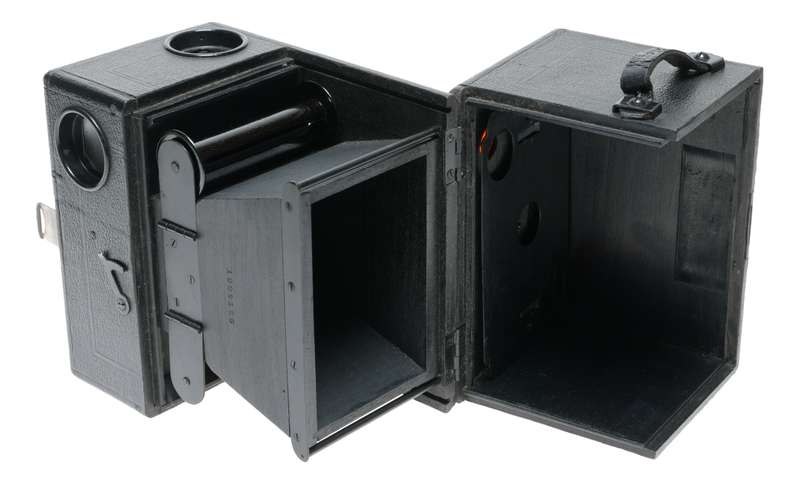 Ernemann Film K 6x9 Wood Box Type 120 Rollfilm Camera Rare