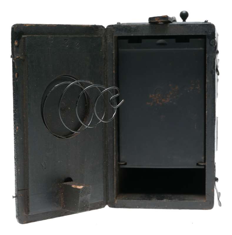 Houghton Ensign Mascot 1A Plate Magazine Box Quarter Plate Camera