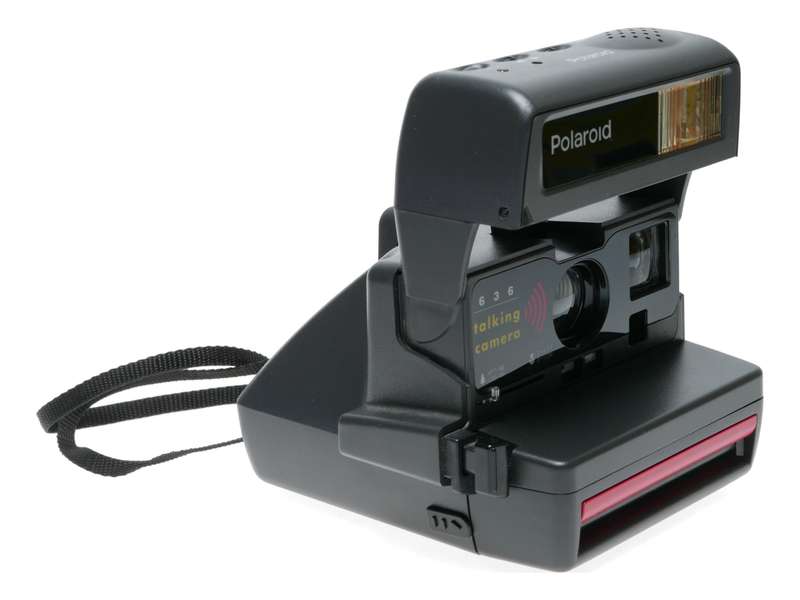 Polaroid 636 Instant Film Talking Camera in Original Box Instructions