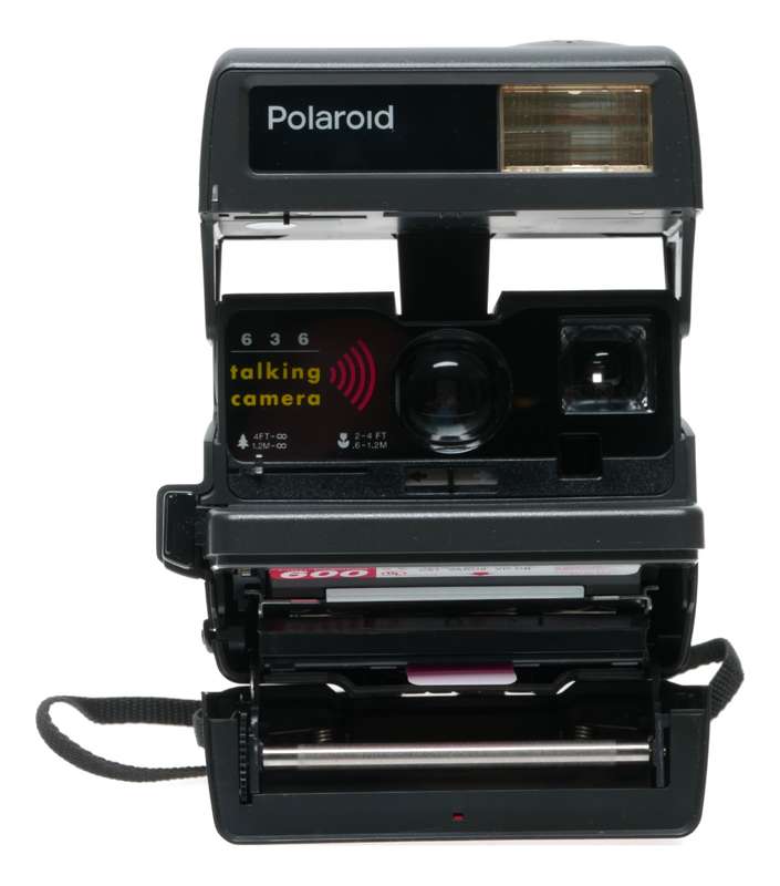 Polaroid 636 Instant Film Talking Camera in Original Box Instructions