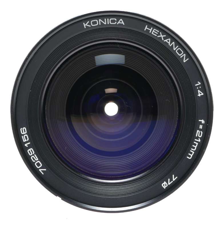 Konica Hexanon 1:4 f=21mm Ultra Wide Lens Auto Reflex T