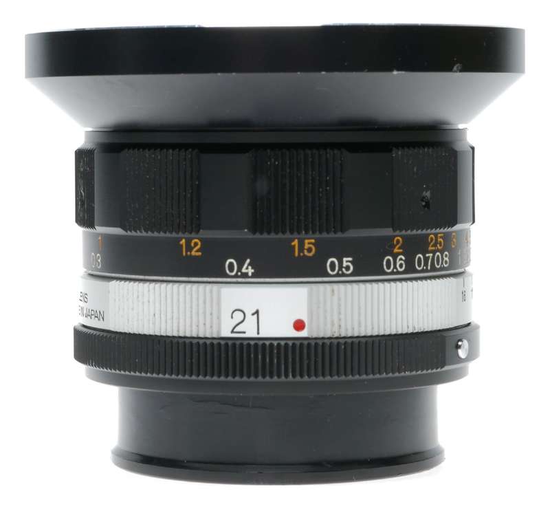 Konica Hexanon 1:4 f=21mm Ultra Wide Lens Auto Reflex T