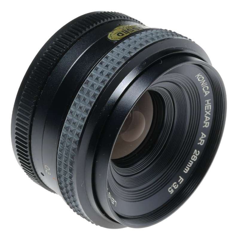 Konica Hexar AR 28mm F3.5 Wide Angle SLR Camera Lens Shade Hood