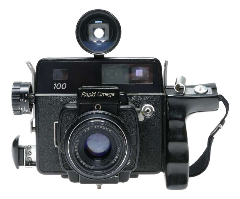 Rapid Omega 100 Press Camera Super Omegon 1:3.5 f=90mm