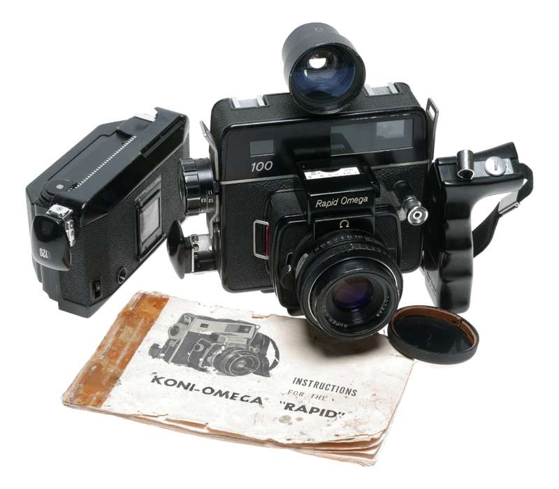 Rapid Omega 100 Press Camera Super Omegon 1:3.5 f=90mm