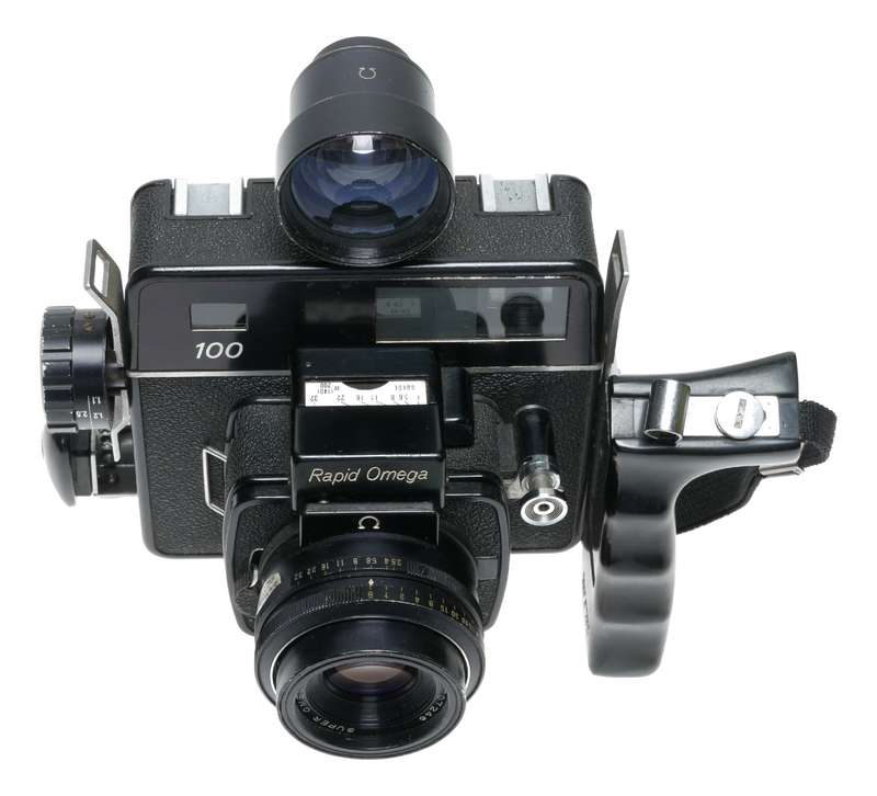 Rapid Omega 100 Press Camera Super Omegon 1:3.5 f=90mm