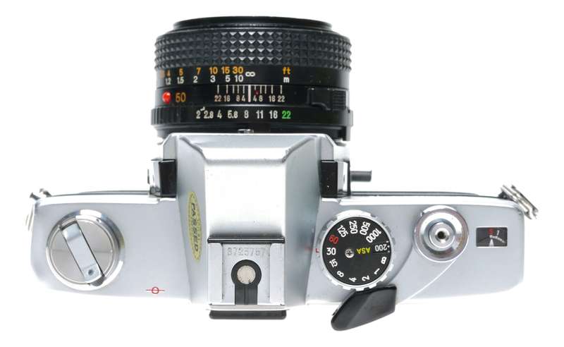 Minolta SRT 100X 35mm SLR Film Camera MD 50mm Lens 1:2