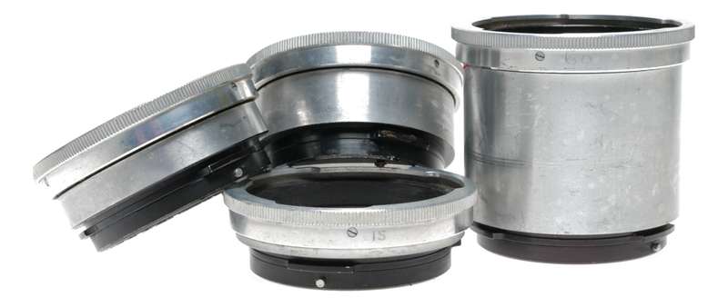 Pentacon Six Automatic Extension Camera Lens Macro Tubes I II III IV