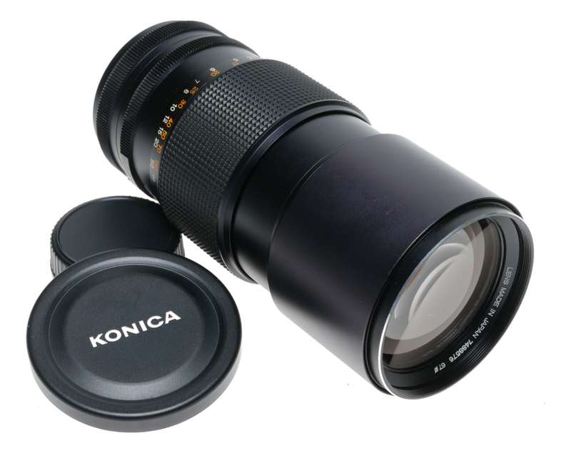 Konica Hexanon AR 200mm F3.5 Camera Tele Lens