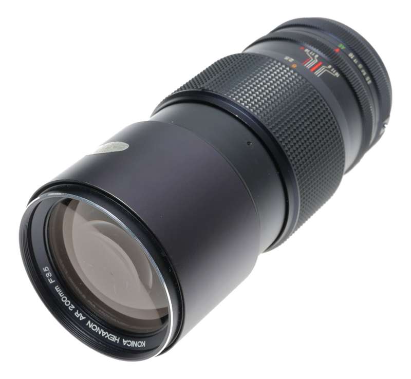 Konica Hexanon AR 200mm F3.5 Camera Tele Lens
