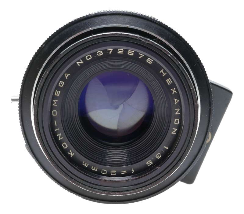 Koni-Omega Hexanon 1:3.5 f=90mm Vintage Press Camera Lens