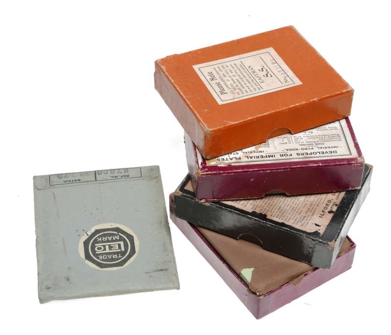 Ilford Imperial Dry Plates Sheltona Leto Quarter Plate Toning Paper