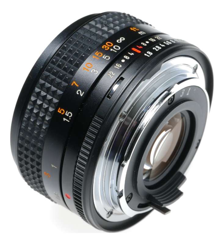 Konica Hexnaon AR 50mm 1.8 SLR Camera Prime Lens