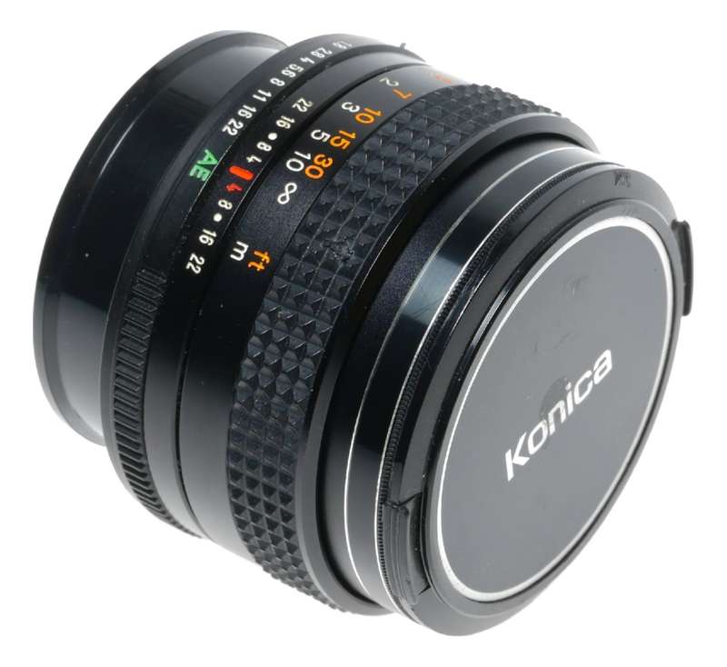 Konica Hexnaon AR 50mm 1.8 SLR Camera Prime Lens