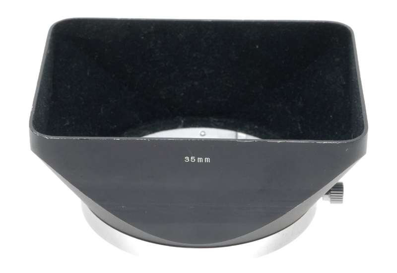 Konica 35mm Lens Shade Clamp Hood in Keeper