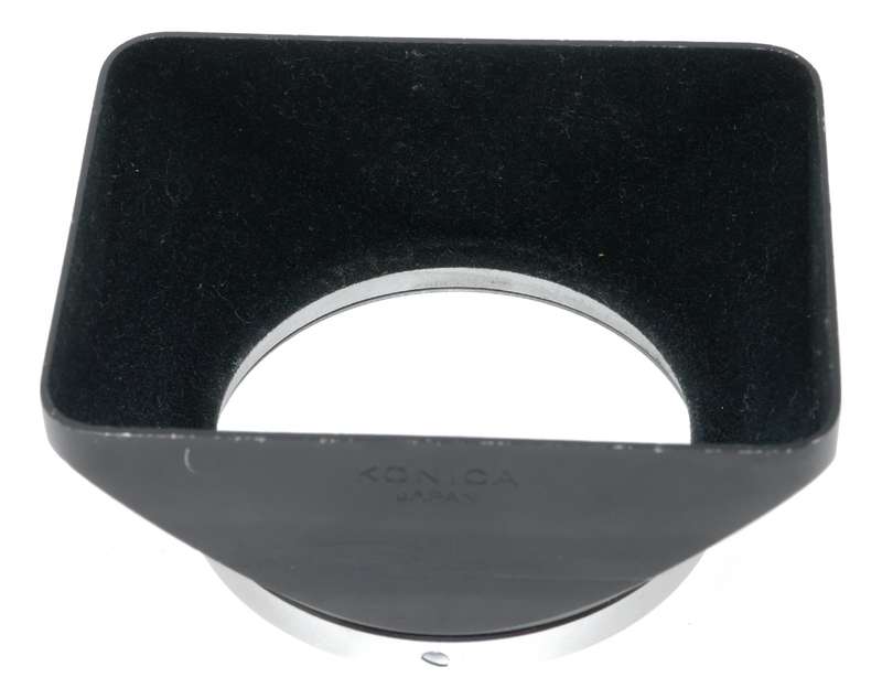 Konica 35mm Lens Shade Clamp Hood in Keeper