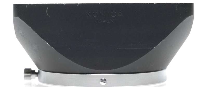 Konica 35mm Lens Shade Clamp Hood in Keeper