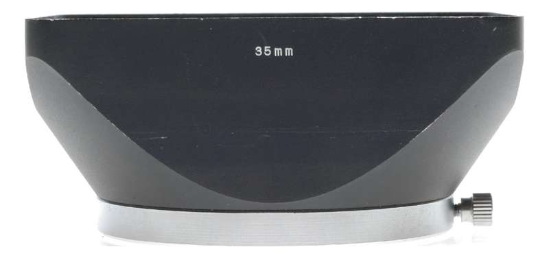 Konica 35mm Lens Shade Clamp Hood in Keeper