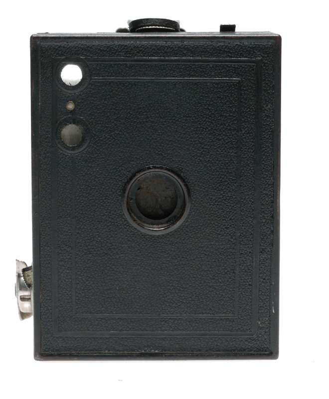 Kodak No.2 Brownie Model F Box 120 Roll Film Vintage Camera