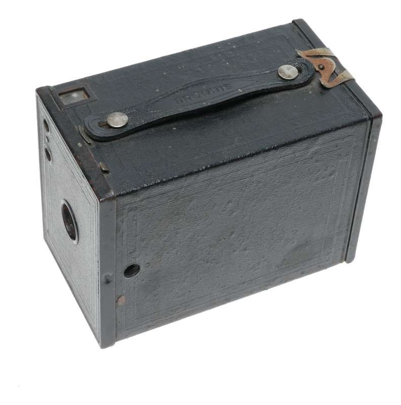 Kodak No.2 Brownie Model F Box 120 Roll Film Vintage Camera