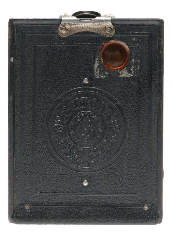 Kodak No.2 Brownie Model F Box 120 Roll Film Vintage Camera