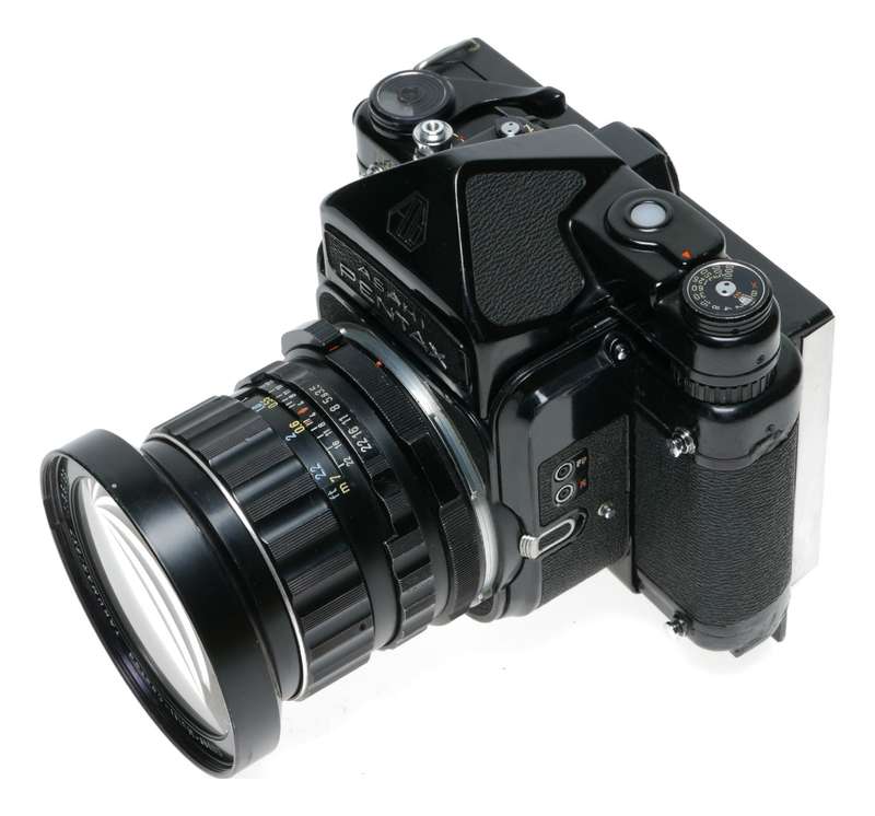 Asahi Pentax 6x7 Film Camera SMC Takumar 3.5/55 Polaroid Back