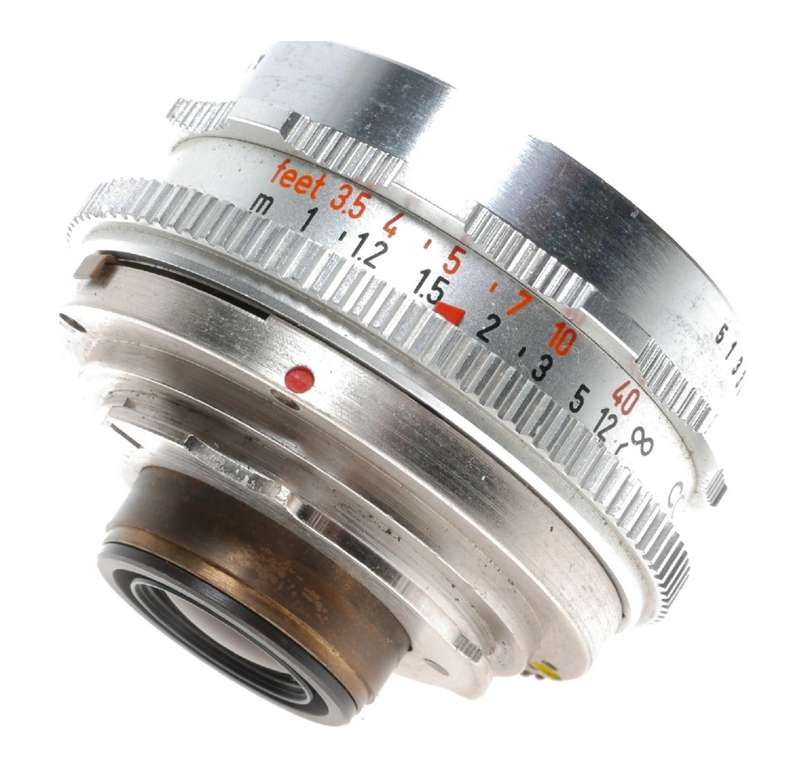 Voigtlander Skoparex 3.4/35 Ultramatic Camera Lens Y Filter Hood