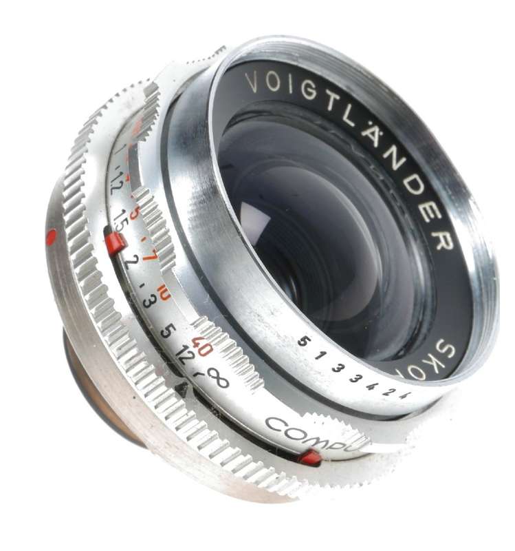 Voigtlander Skoparex 3.4/35 Ultramatic Camera Lens Y Filter Hood