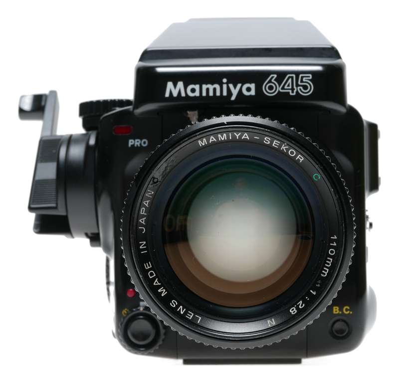 Mamiya 645 Pro Medium Format Film Camera Sekor C 110mm 1:2.8 N
