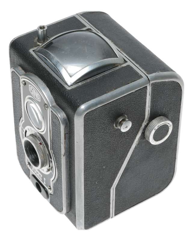 Ising Pucky 1 Box Type 120 Roll Film Camera 6x6 Format