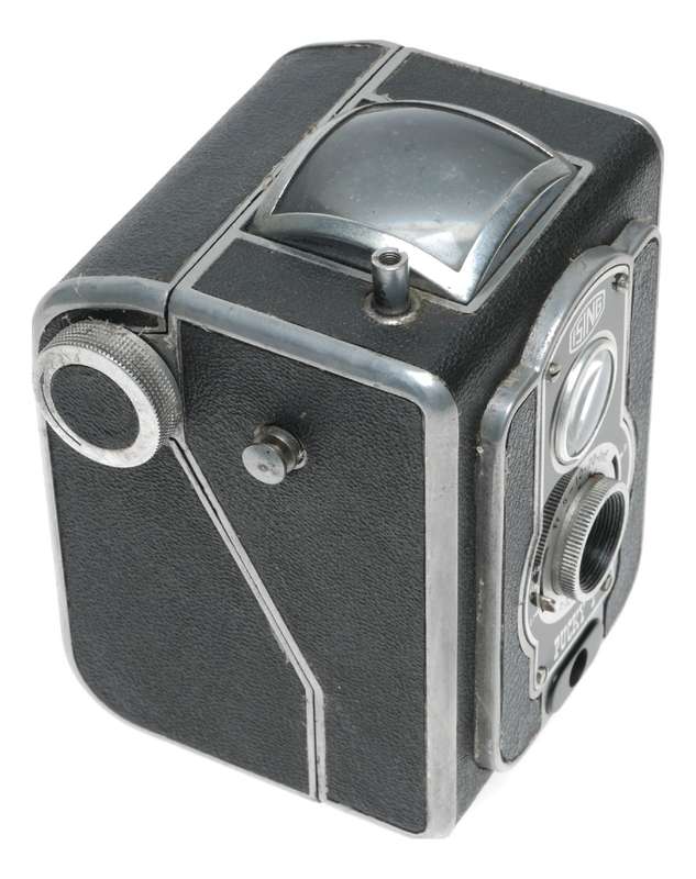 Ising Pucky 1 Box Type 120 Roll Film Camera 6x6 Format