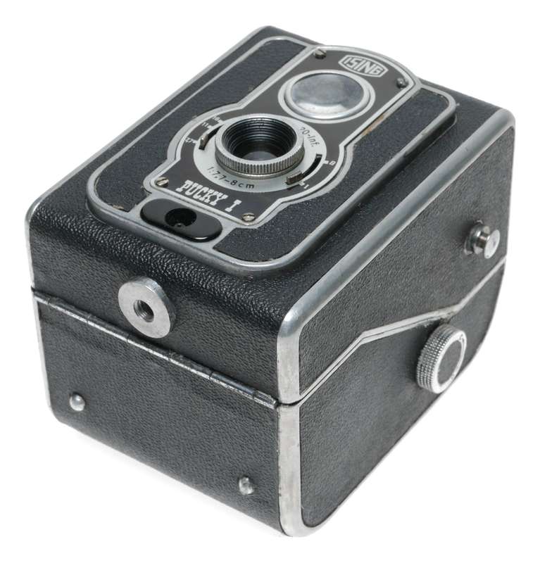 Ising Pucky 1 Box Type 120 Roll Film Camera 6x6 Format