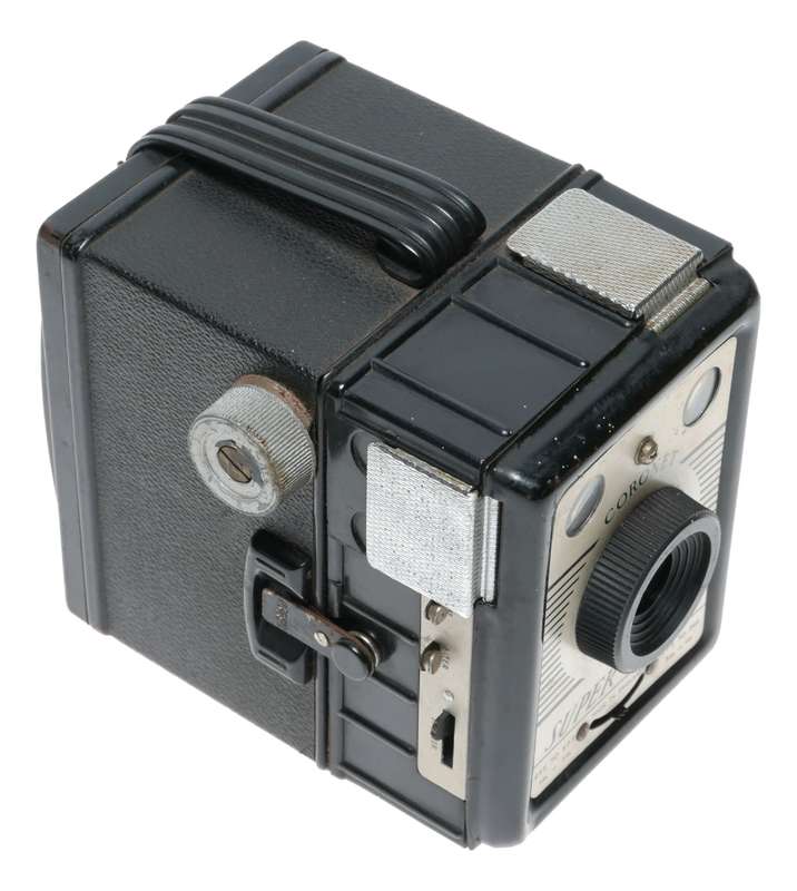 Coronet Super-Flash Box Type 120 Roll Film Camera 6x9 Format