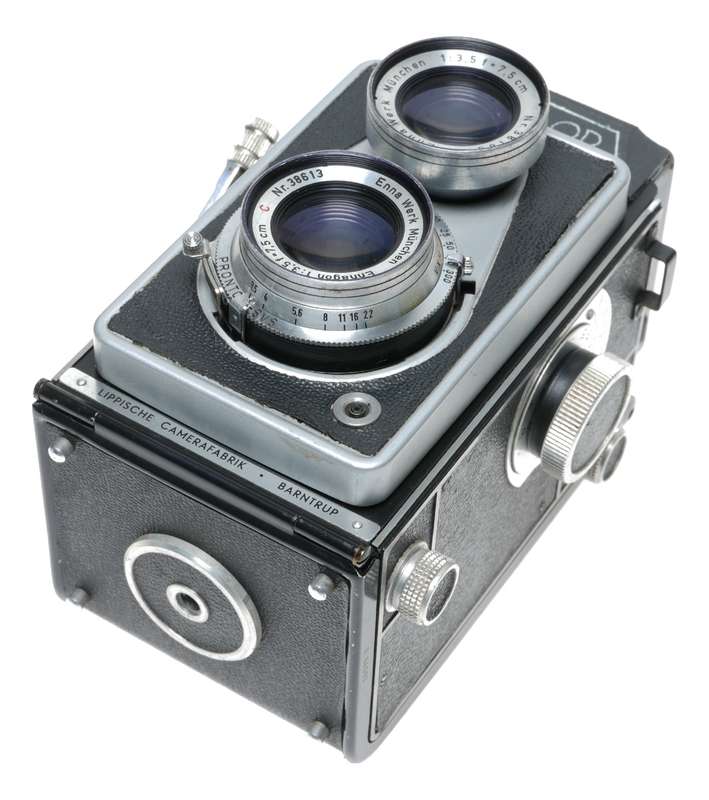 Lipca Rollop 1 TLR 120 Film 6x6 Camera Ennagon 3.5./7.5cm