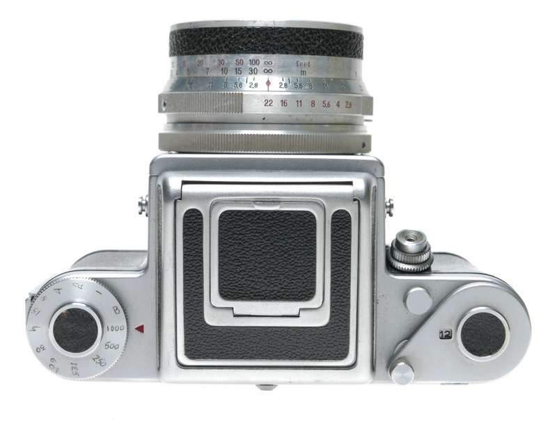 KW Praktisix SLR Film Camera 6x6 Carl Zeiss Tessar 2.8/80